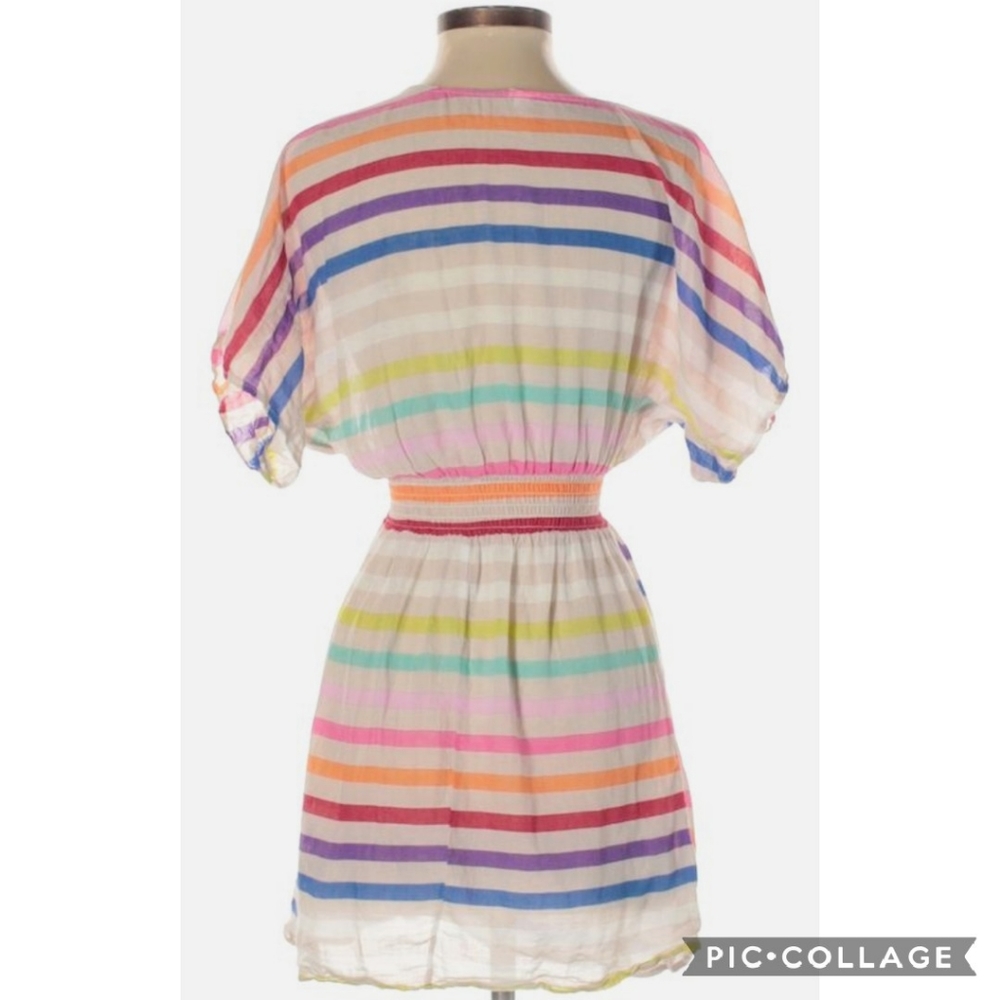 Xhilaration Striped Swimsuit Cover Up Dress Size M - Picture 2 of 11